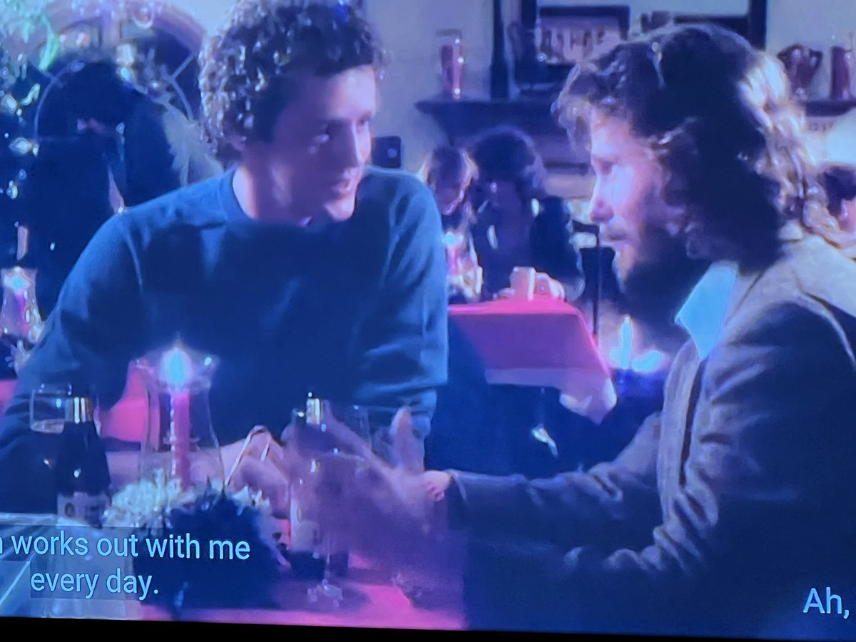 Condimentgrrl's tweet photo. Ooo one of them fancy douchebag wine bars from the 1980s. #TCMParty #InsideMoves https://t.co/miBfZ11rOB