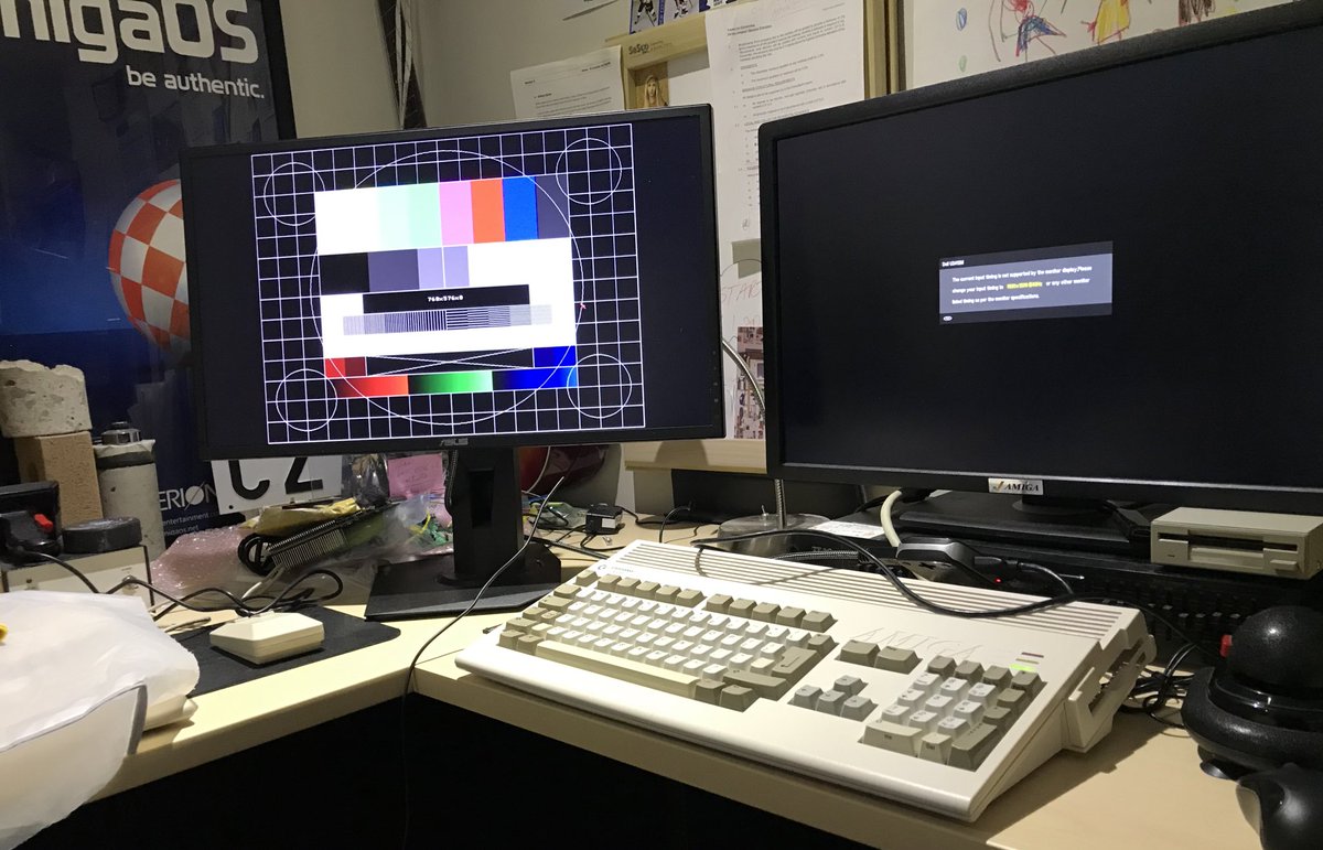 C64_AMIGA's tweet photo. messing with my WorkBench on my work bench 😉💾
#Amiga
#PiStorm32 https://t.co/4qUkBmxMwo