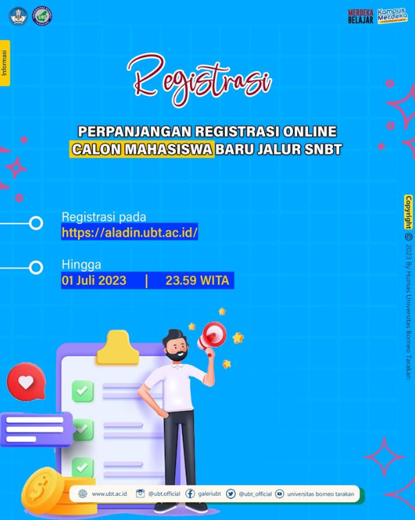 ubt_official's tweet image. [PERPANJANGAN LAPOR DIRI]

Halo calon muda Borneo !
berikut mimin informasikan bahwa ada perpanjngan registrasi online pada aplikasi ALADIN

Yuk jangan sampai terlewat yakk

#SNPMBBPPP
#SNPMB2023
#SNBP
#SNBT
#UTBK