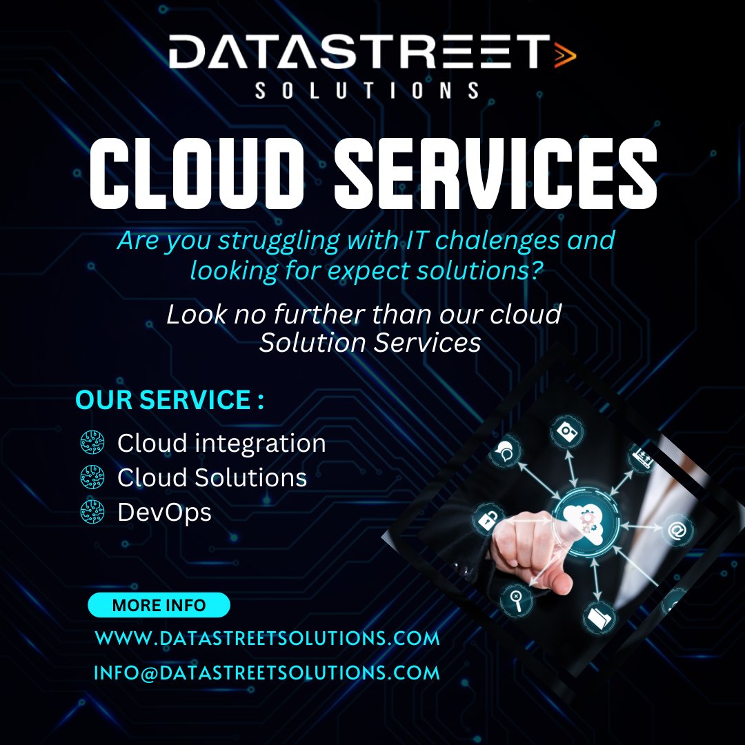 DataStreet_Sol's tweet photo. Datastreet Solutions provides cloud migration services to your business.
#Datastreetsolutions #AI#dataengineering#consultingservices #cloudservice #cloudmigration#cloudcomputing #cloudservices #analytics #machinelearning #softwaredevelopment https://t.co/H51JOavclM