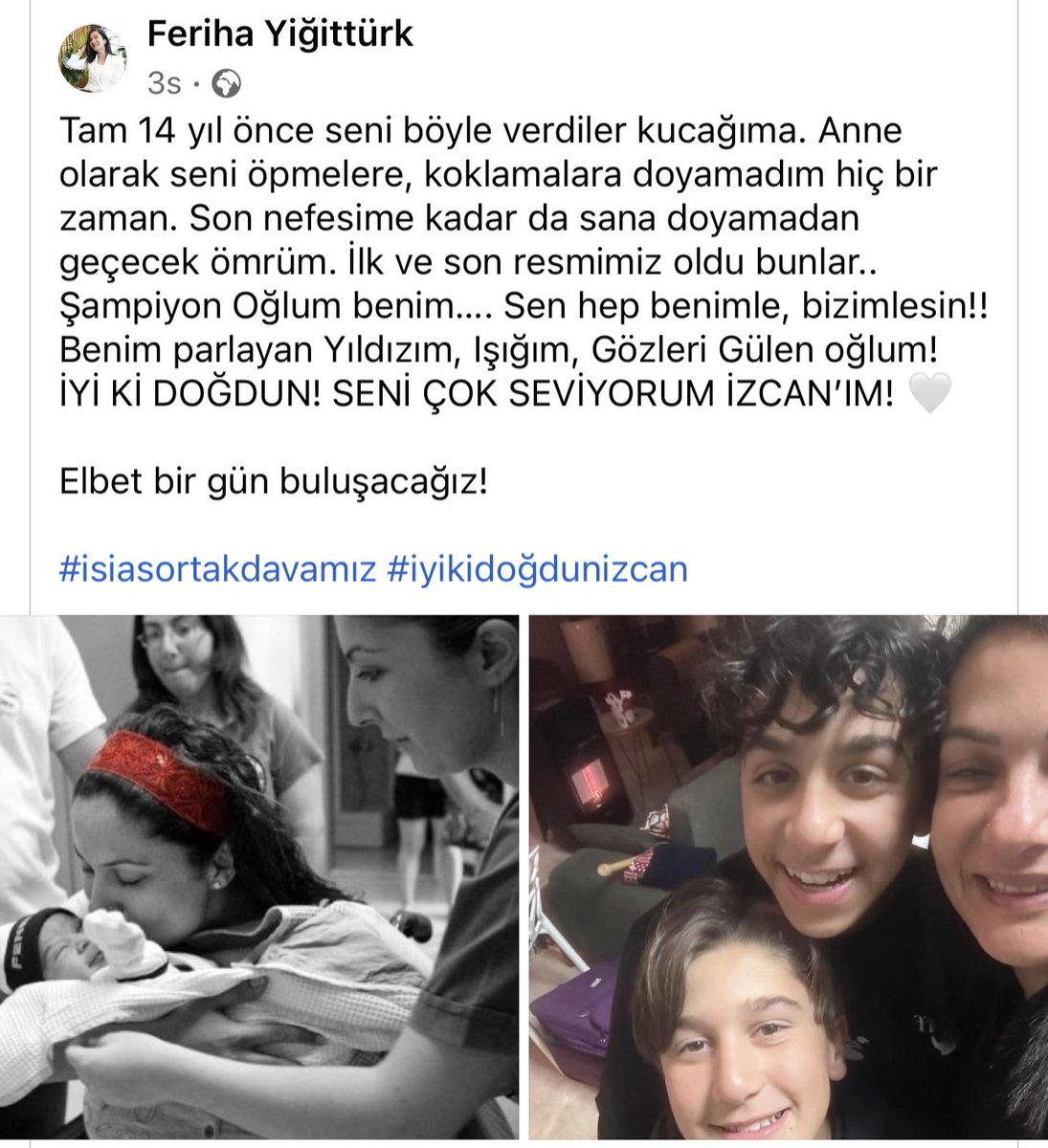 besteao's tweet photo. Doğum günün kutlu olsun İzcan…
İyi ki doğdun, iyi ki vardın, iyi ki varsın…
Seninle ilgili her şey iyi ki…
Sana da söz, adalet size hediyemiz olacak…
#isiasortakdavamız 
#izcannurluöz 
#iyikidoğdunizcan https://t.co/5i3Kt3Azgp