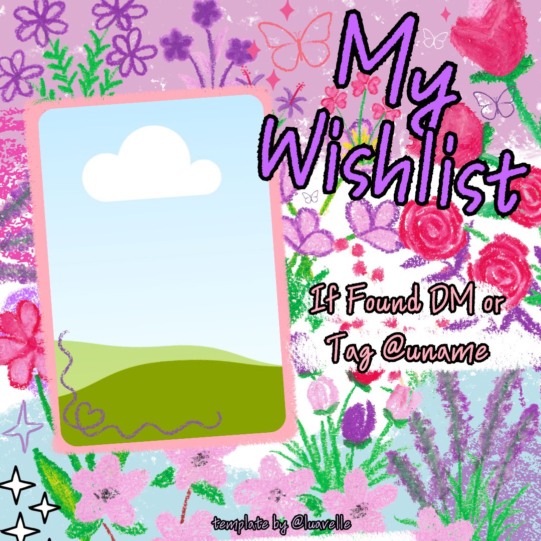 luavelle's tweet image. Wishlist Template 1p &amp;amp; 2p Pastel Garden ❀。• *₊°  

- Feel free to use &amp;amp; edit  
- Pro &amp;amp; non pro ver available 
- Don't remove my watermark   
- Tag &amp;amp; rt would be much appreciated when used     

PERSONAL USE ONLY