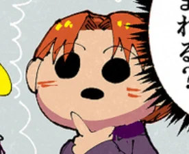 小学生の頃「じおちゃんの絵、眉毛の線か瞼の上の線か分からなくて怖い・・・」って言われて はわわぁ我絵下手人間💦って一応気にしてたんだけど、安心しろそれもうそういう物になるから・・・の図 