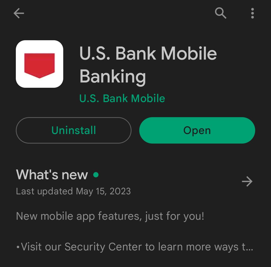 TheSingerSarah's tweet photo. @AskUSBank And I'm updated to the latest version of the app... https://t.co/nCSiHwEntk