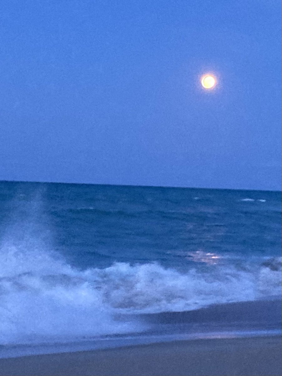 EvelynS45238640's tweet photo. The full moon over Florida tonight. 07/01/23
I stayed a little later on the beach to watch the full moon. #gateful
#NaturePhotograhpy
#follow#OceanLovers
#ThePhotoHour https://t.co/6ThRlujv9i
