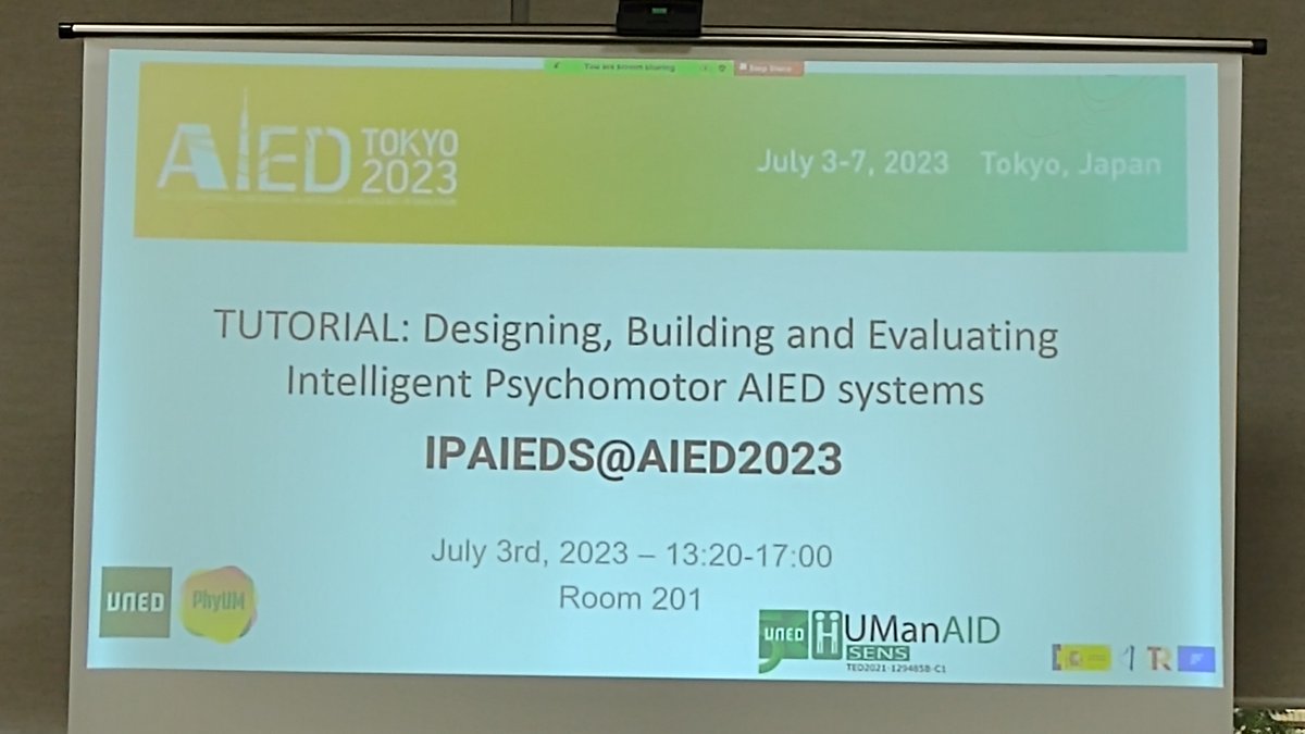 Join us now at Room 201 for this special tutorial for #AIED2023

<a href="/IAIEDsociety/">IAIED Society</a> 
<a href="/AIEDconf/">AIED</a>
