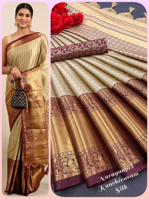 sarojkm11's tweet image. Chavi Self with Broad contrast jacquard work border with Jacquard blouse ,
jpgecommerce.com/index.php?rout… 
#jpgecommerce #kanjivaram #NothingPhone2 #GuruPurnima #UCC