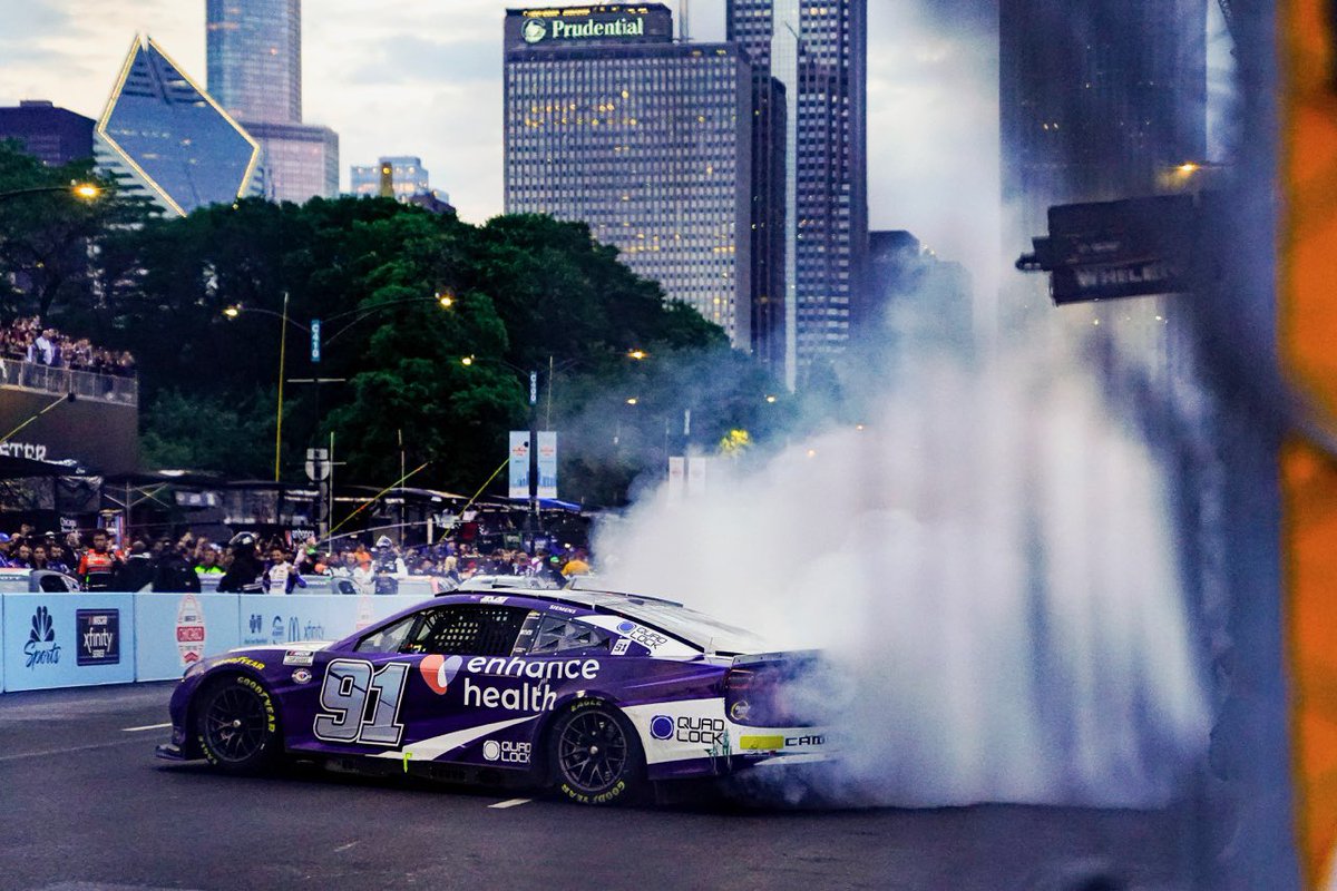 shanevg97's tweet photo. Can’t believe it, to win a @NASCAR race with @TeamTrackhouse that’s a dream come true!!! Thanks @JustinMarksTH for having me along with @THProject91! 😀🏆 https://t.co/cYsflnXwxB
