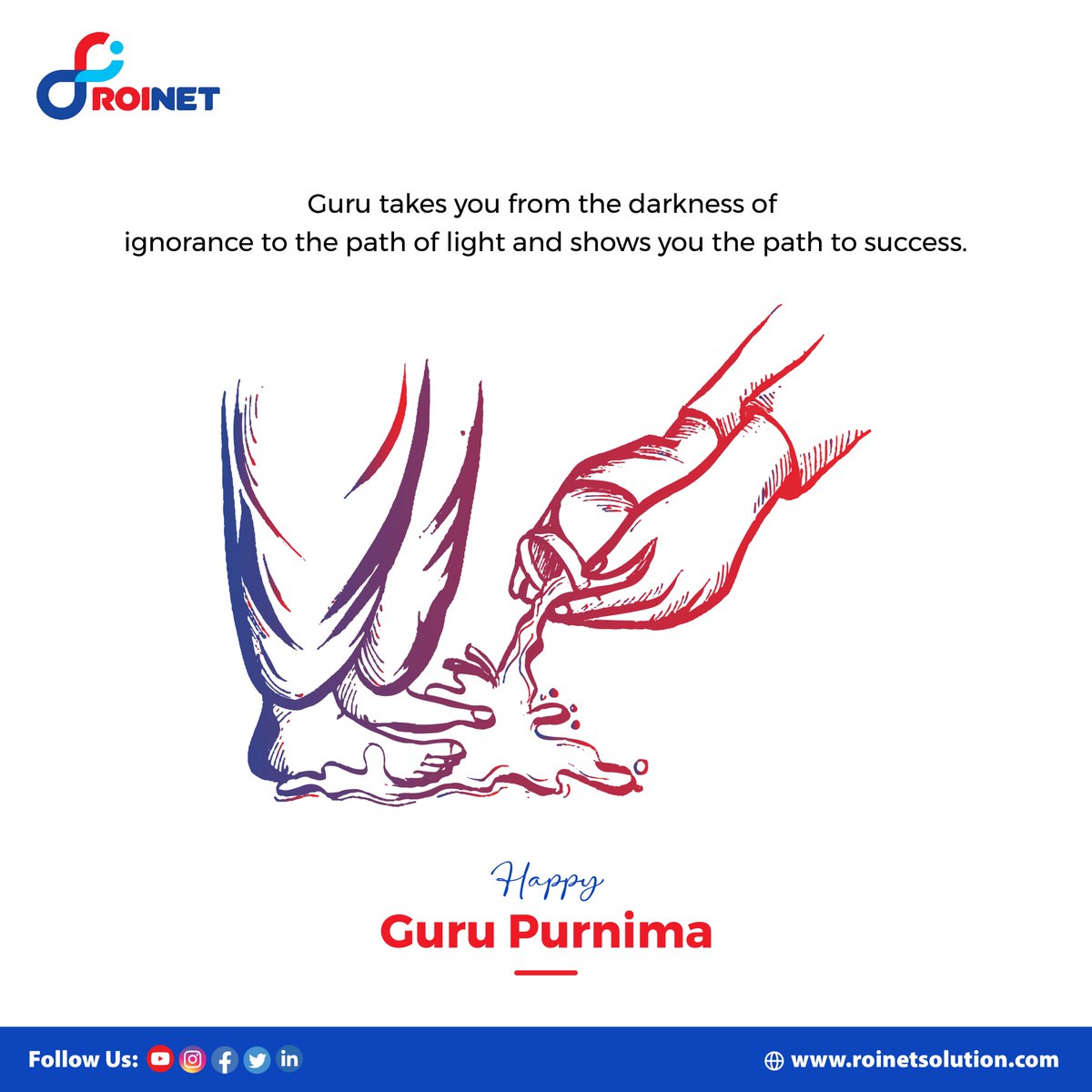 roinetsol's tweet photo. Guru is an aspiration, Guru is an inspiration, Guru is everything.
May Guru’s blessings always shower on you.
Happy Guru Purnima!
#ROINET #RuralFintech #ServingIndia #GuruPurnima #GuruPurnima20223 #growth #learning #Gratitude https://t.co/srGwbnoYI8