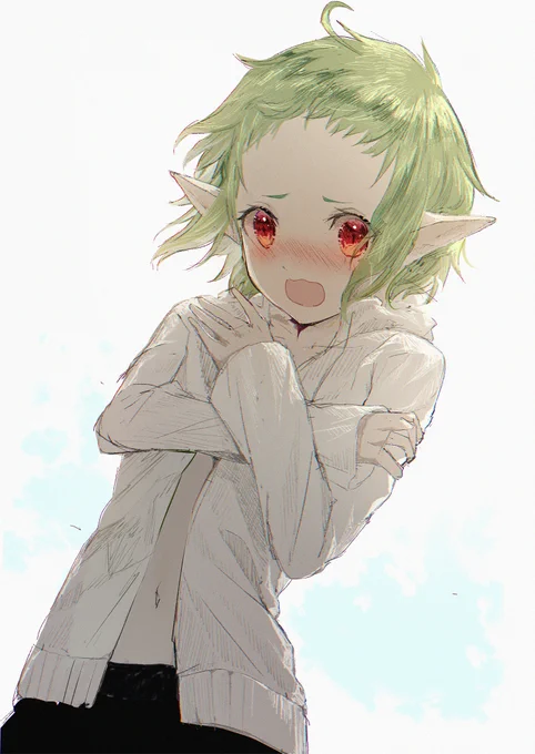 「ちょ…!ちょっとまって…!!」 #無職転生 #シルフィエット
