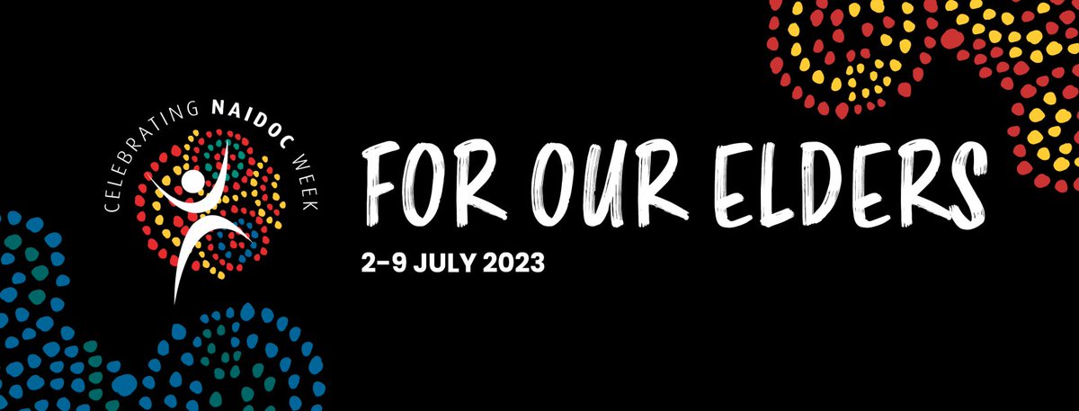 RelAustVic's tweet photo. NAIDOC Week is here! Get involved in the celebrations by attending one of the many events around Victoria. Find out more at https://t.co/5k45SU3CpB 

@naidocweek #NAIDOC #NAIDOCWeek #NAIDOC2023 #ForOurElders https://t.co/fxaMz1aIfE