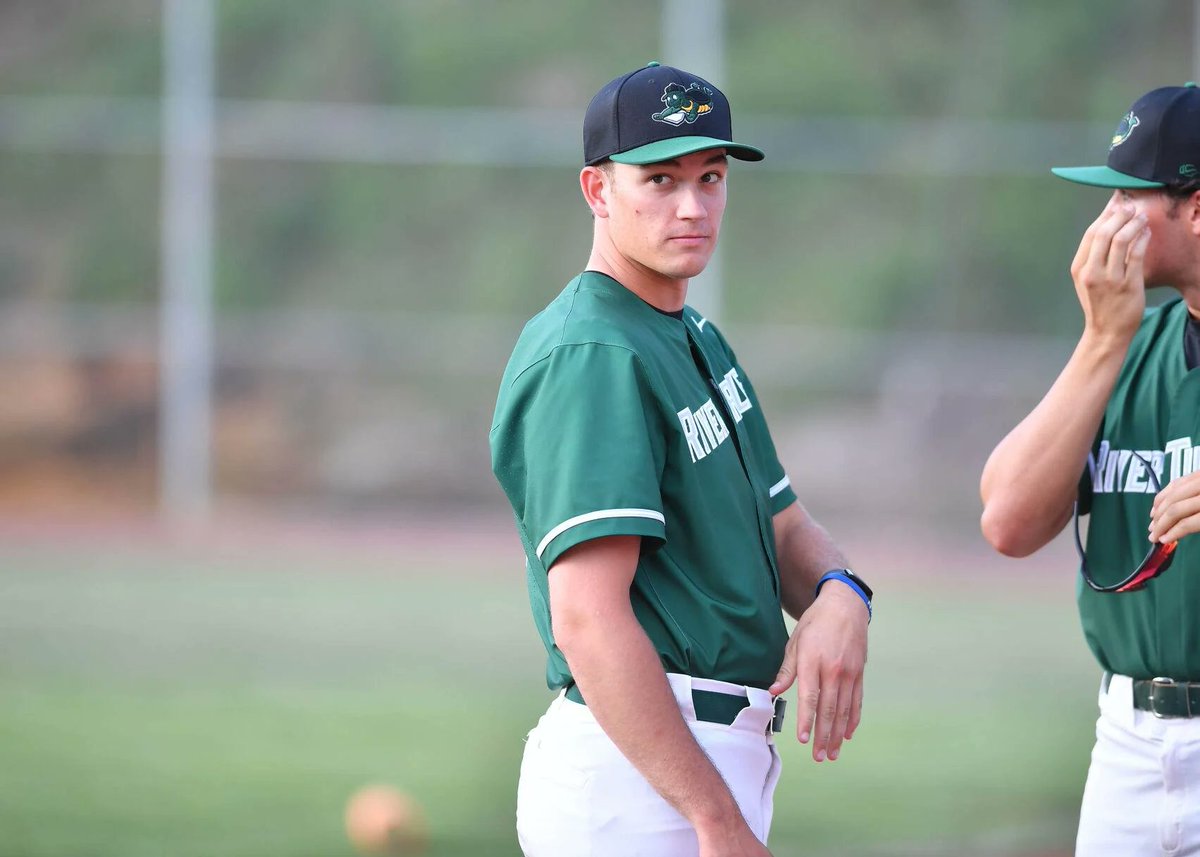 BHCSports's tweet photo. Avery Mabe (George Wythe) is in the transfer portal after pitching three seasons for the Virginia Cavaliers. He is spending the summer with the Pulaski River Turtles of the @AppyLeague: 

https://t.co/G82oI3HyM6 https://t.co/9DQWIWYInp
