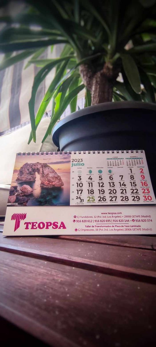 Feliz julio!!

#calendarioTeopsa