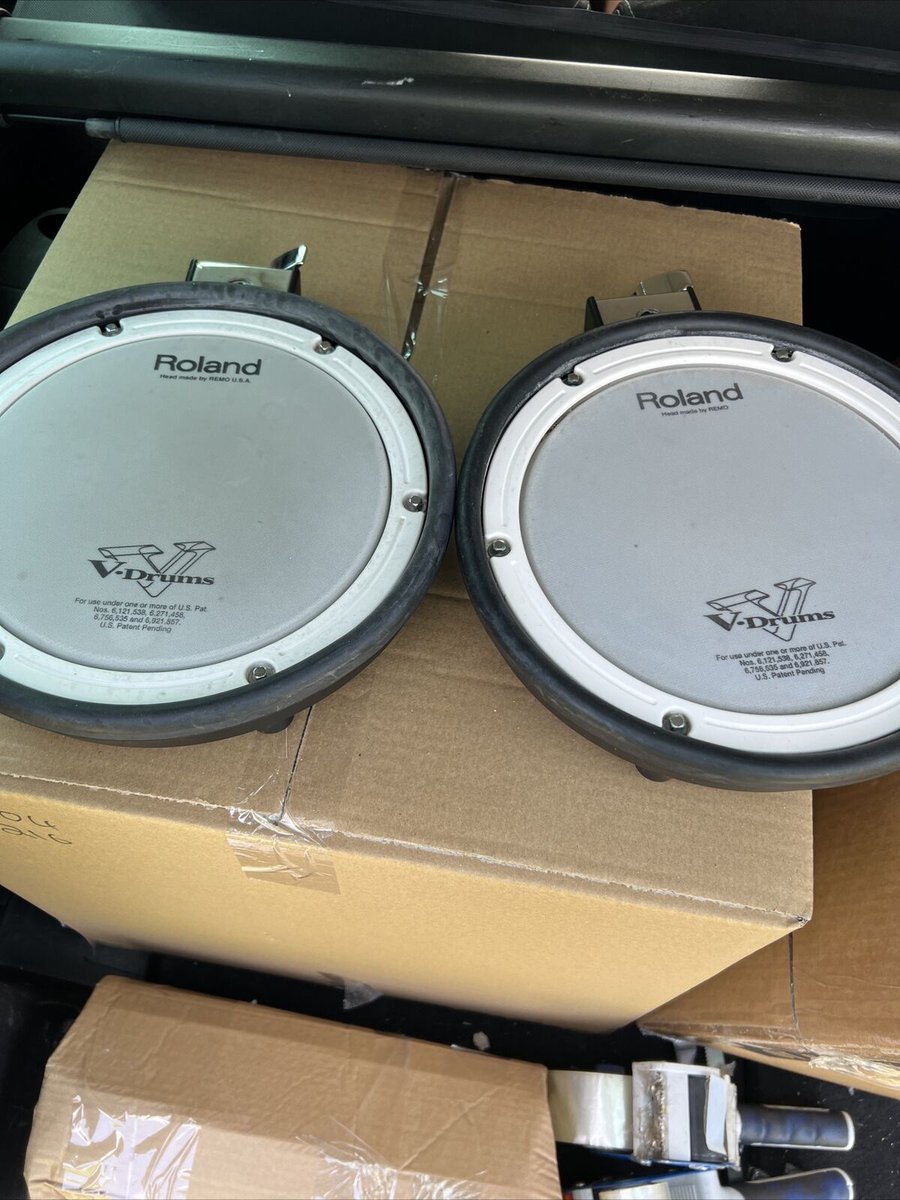 drumpig_'s tweet photo. Free P&amp;P. Set of 2 Roland PDX-8 Mesh Head Drum Pads Seller: drumpig* (100.0% positive... - https://t.co/CcGV2wperU #drummers https://t.co/515bmSDyk3