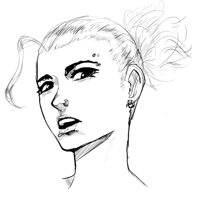 quick little sketch #oc 