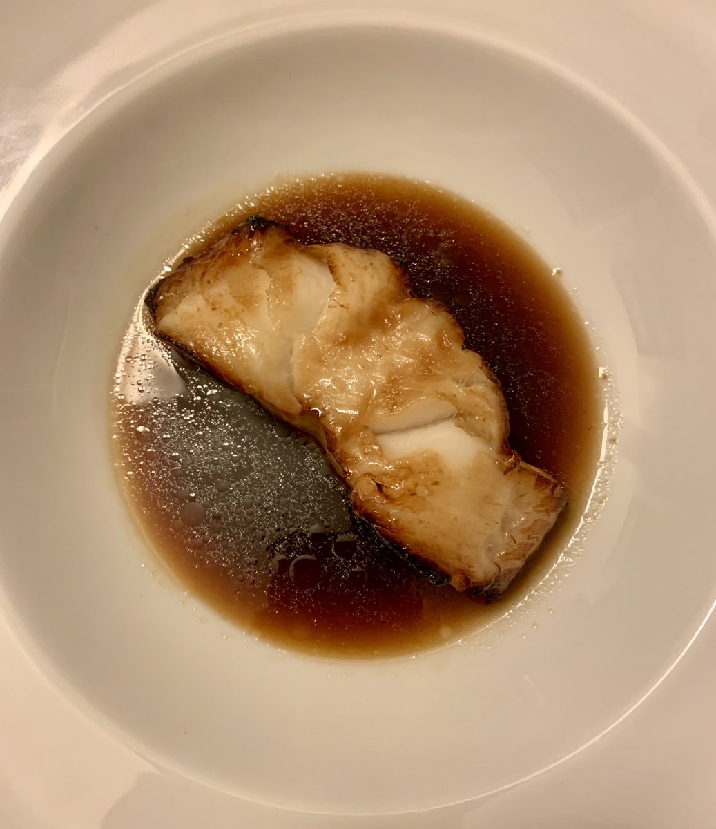 greggwmitchell's tweet image. Sunday supper: Chilean sea bass marinated in Bachan’s Yuzu Japanese BBQ Sauce &amp;amp; yuzu kosho-soy broth #nofilter #lategram