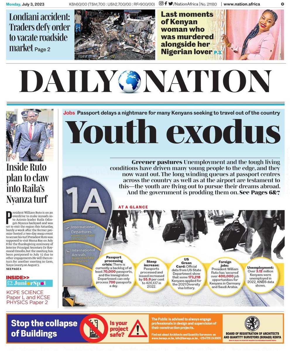 Joseph1Kamau's tweet photo. Headines. Grab your copy.
Daily Nation The Star Taifa Leo The Stardard https://t.co/McZ4ObObd8