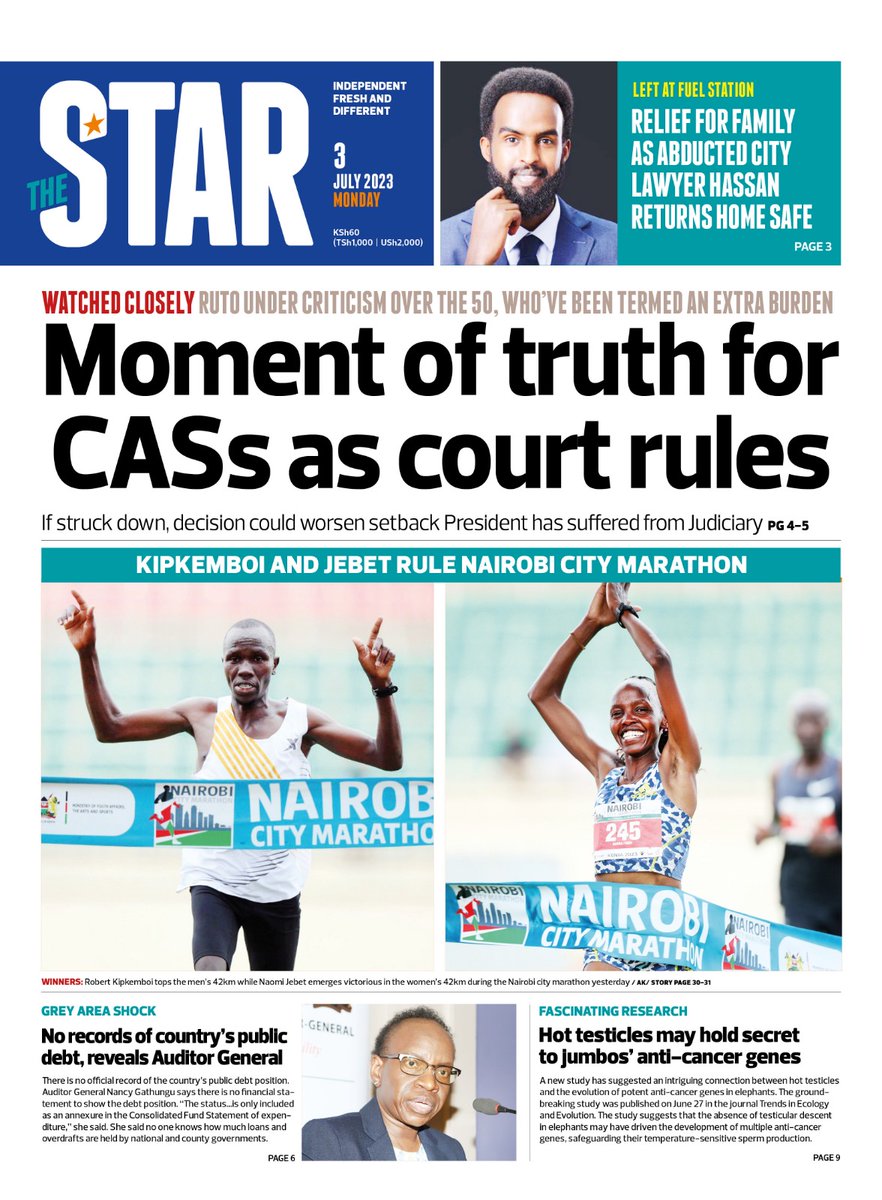 Joseph1Kamau's tweet photo. Headines. Grab your copy.
Daily Nation The Star Taifa Leo The Stardard https://t.co/McZ4ObObd8