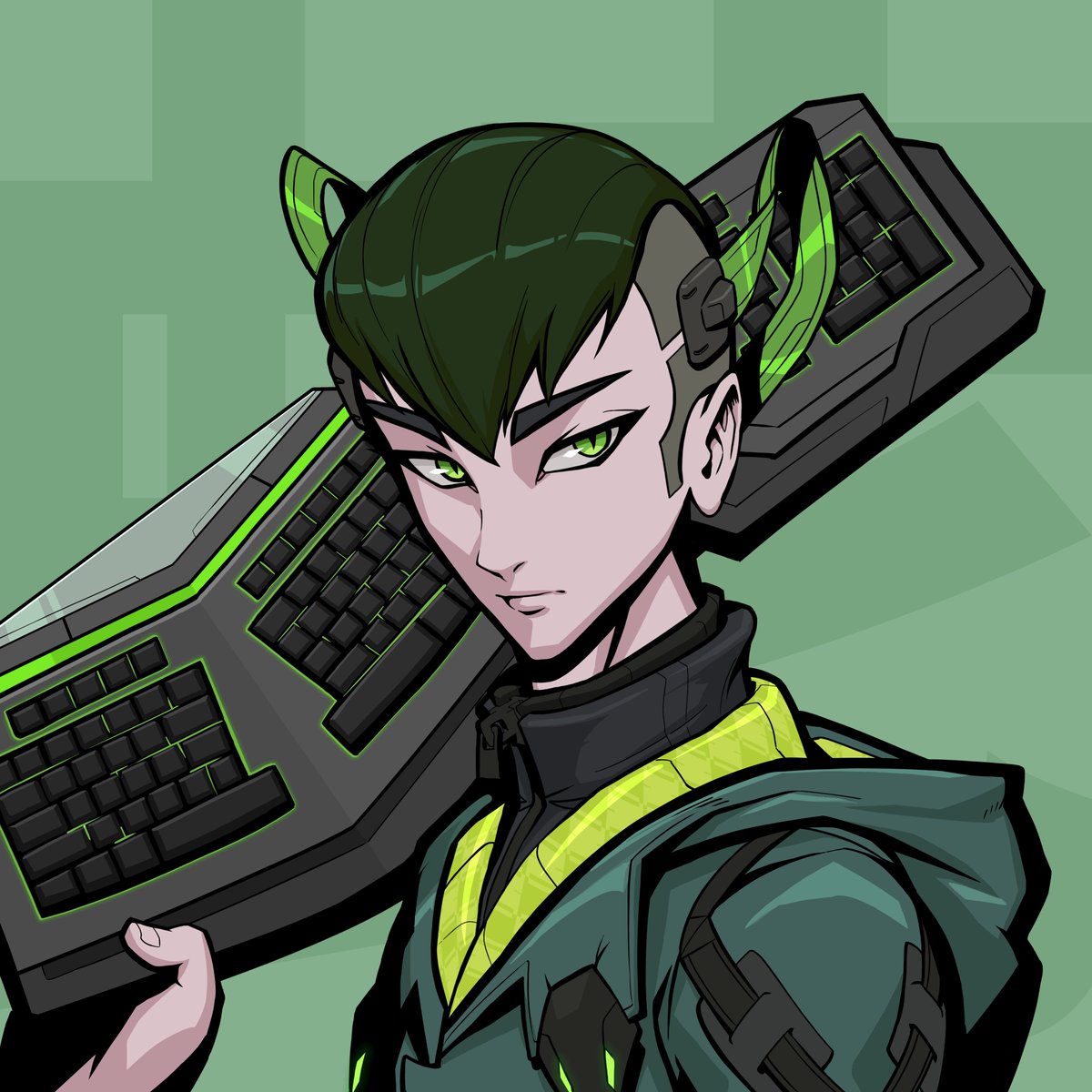 Nagami hacked his school attendance so he could spend all day in JIO coding and creating games. He's fascinated with the history of net programs and their creators, including the JIO source code. What he lacks in physical strength he more than makes up for in quick thinking. 🐍