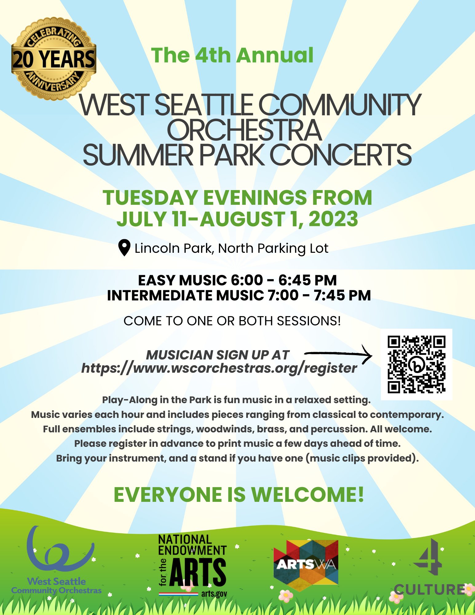 West Seattle Community Orchestras on Twitter "🎶🌳 Join us for Play