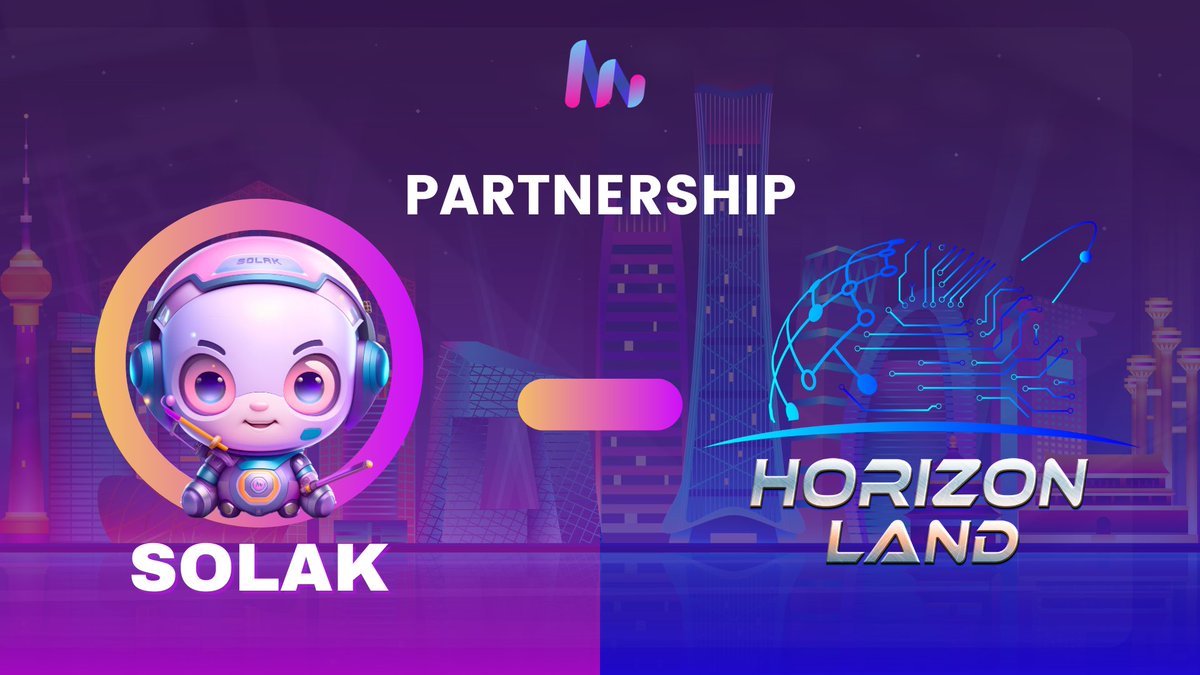 SolakGPT's tweet photo. 📢  PARTNERSHIP ANNOUNCEMENT: SolakGPT x HorizonLandMeta

🔥 We are thrilled to announce our Partnership between @SolakGPT and @HorizonLandMeta 🚀

💡Stay tuned for upcoming developments and exclusive updates about the SolakGPT Ecosystem! https://t.co/RY8P2SxK0K