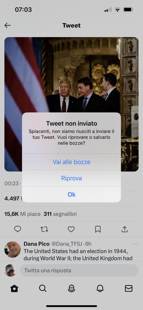 Con l’altro account già non posso più twittare