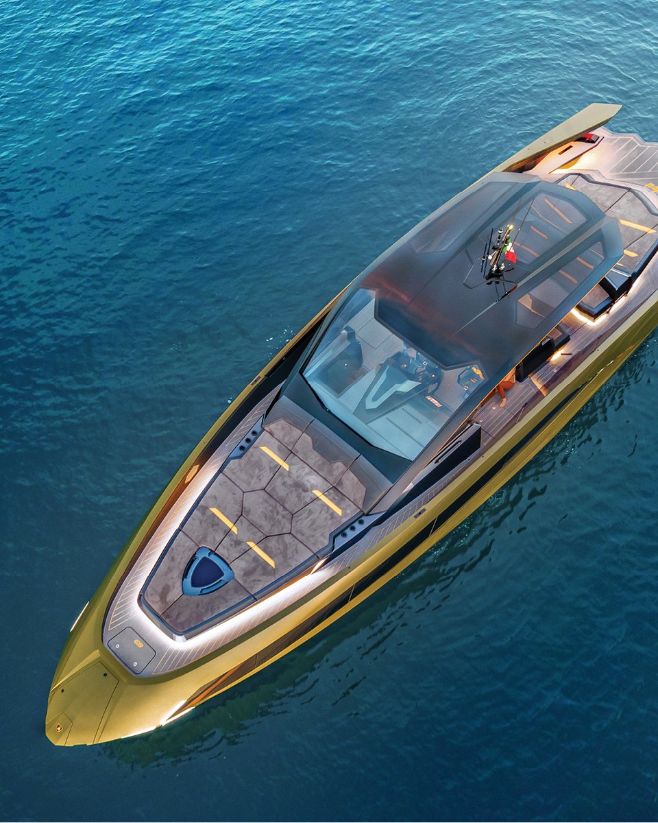 LamborghiniUAE1's tweet photo. The Tecnomar for Lamborghini 63 yacht combines the latest in marine technology with the design and performance inspired by the Sián FKP 37.
#Lamborghini #Tecnomar #LuxuryYacht #SpeedYach #LamborghiniUAE #AbuDhabi #Dubai #UAE #UltimateMotors https://t.co/hfABMVKPfR