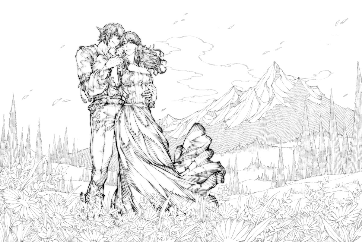 Gstudio4rt's tweet photo. My Commission Work

#ffxiv #ff14 #ffxivart #ffxivcharacters #elezen #wip #commission https://t.co/c8uH83bfQZ