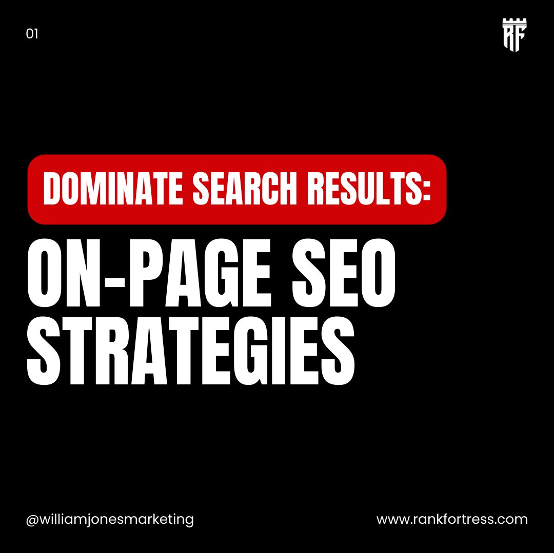 williamjoneseo's tweet image. Dominate the Search Results with On-Page SEO! 🔥

Explore powerful strategies that will help you rise above the competition.

💡 Unleash your website&apos;s potential and conquer the search results! 

#dominatesearchresults #onpageseo #seostrategies 🚀