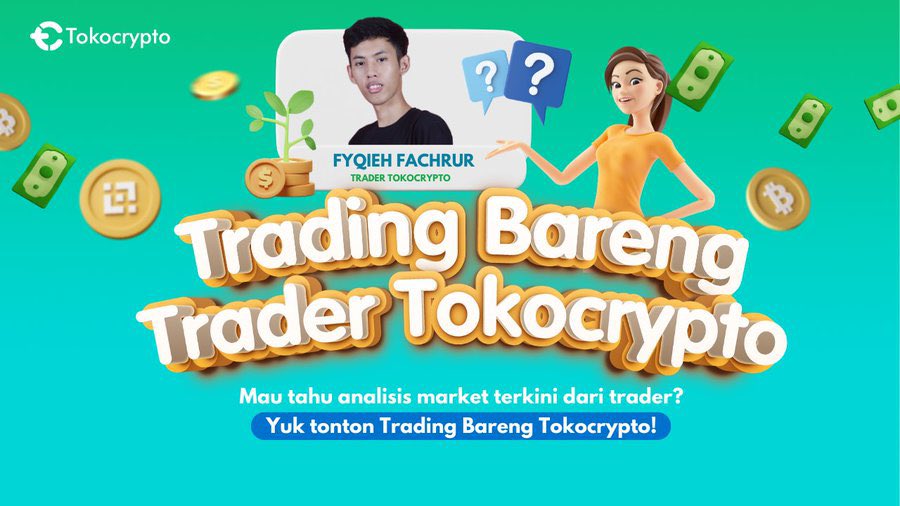Tokocrypto's tweet photo. Hari Senin waktunya ngumpul bareng lagi nih malem ini di TRABAR episode 78!

Kasih tau minko dong kalian mau request ke @fyqiehfach buat analisis koin atau pair apa, nih Tokonauts? 🤑

#TRABAR #EPISODE78 https://t.co/dvTvyXgx6C