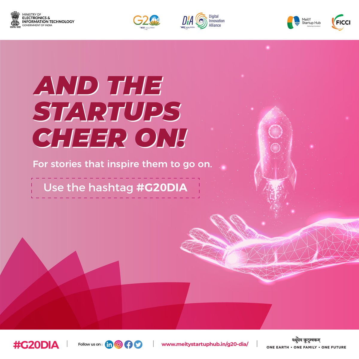 meitystartuphub's tweet photo. Join the wave of inspiration! 🌊
If you have what it takes to encourage the #GlobalStartupEcosystem with your #SuccessStory, we are all ears.
Register: https://t.co/K8AvmrOo1R
#G20DIA #G20India #G20DEWG #DigitalInnovationAlliance #StartUp #AmritKaal #Techade https://t.co/EjCSVScNji