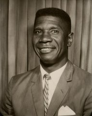 07/02/1925 - 06/12/1963
Medgar Wiley Evers was an activist and the NAACP's first field secretary in Mississippi. Evers, a decorated U.S. Army combat veteran who had served in World War II, was engaged in efforts to overturn segregation at the University of Mississippi