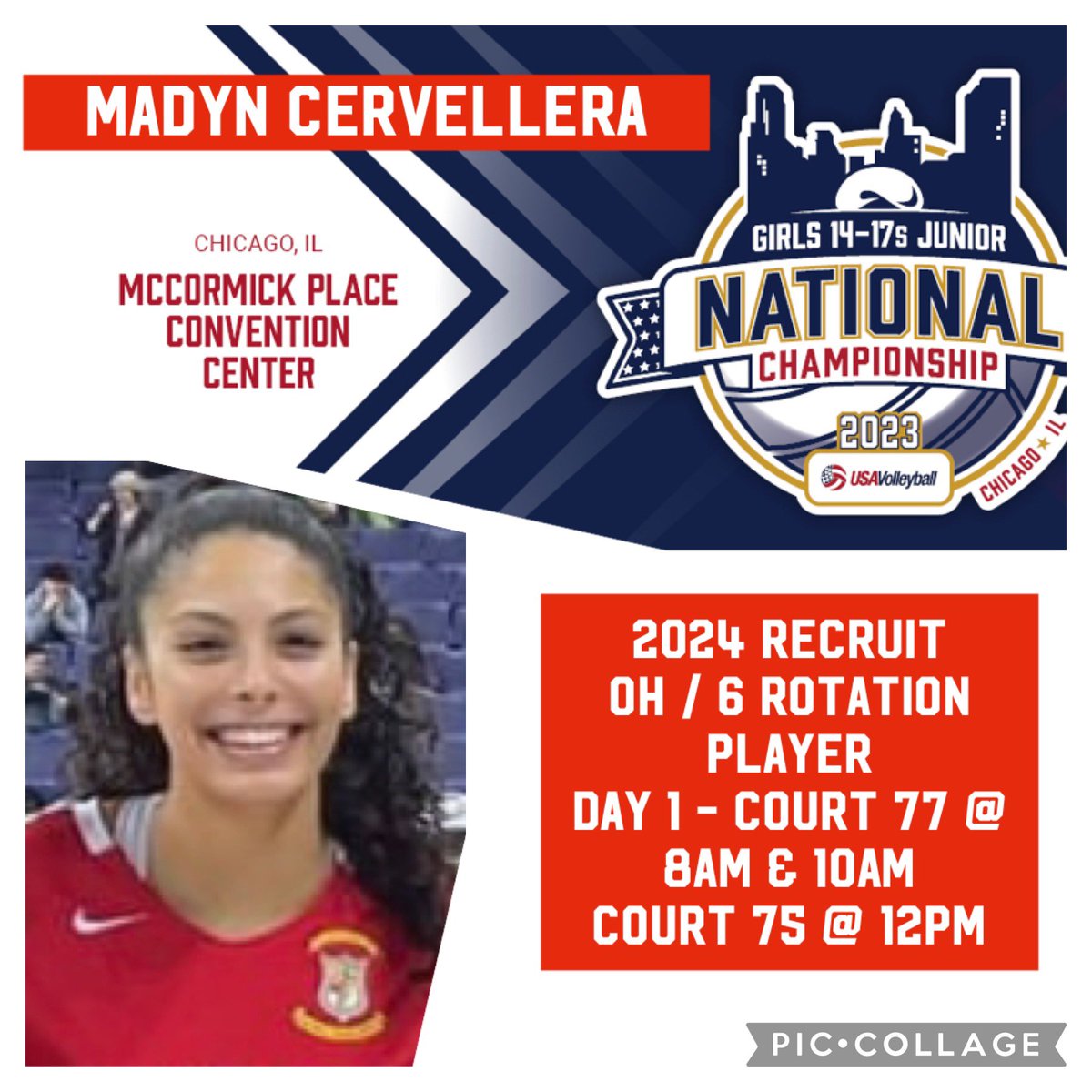 2024 Recruit. 6’0” OH for SpaceNeedle VB.  National Team. Playing on court 77 at 8 &amp; 10 on court 75 @ 12PM. Strong 6-rotation player with a 9’8' approach touch. 2022 North Creek HS season 31-4-1 w/ 305 kills.  Highlights on <a href="/fieldlevel/">FieldLevel</a> or <a href="/UnivAthlete/">University Athlete</a> <a href="/PrepDigWA/">Prep Dig Washington</a>
