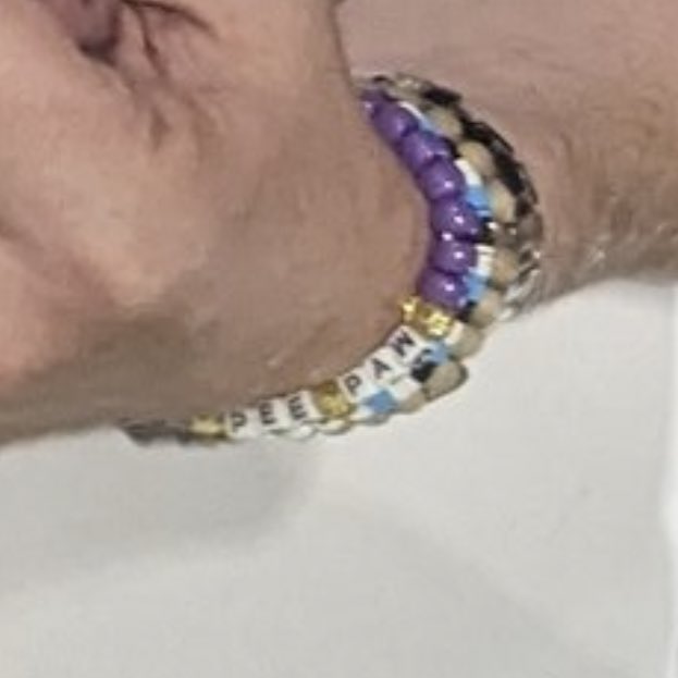 alright which one of yall gave him the peepaw bracelet