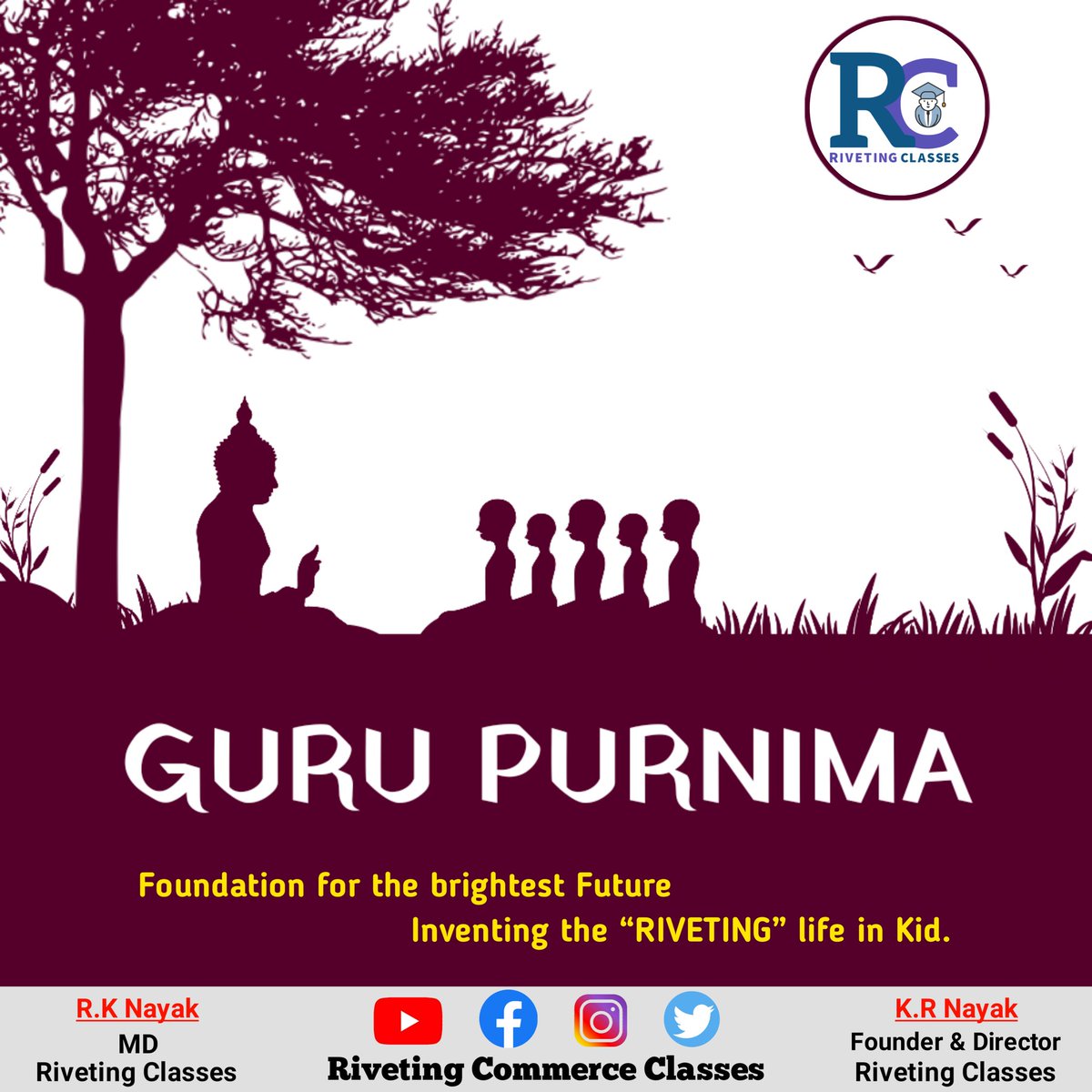 rivetingcommerc's tweet photo. #GuruPurnima 

#rivetingclasses #rivetingcommerceclasses #commerce #class11th_to_Bcom #class6th_to_10th #ICSE #CBSE #Biharboard #roushannayak #rahulnaya_k 
Youtube :- https://t.co/9KNAQuIYMN
Facebook :- https://t.co/zknbbGoFvg
Instagram :- https://t.co/EQBgJGeznm https://t.co/26AKT5t9L4