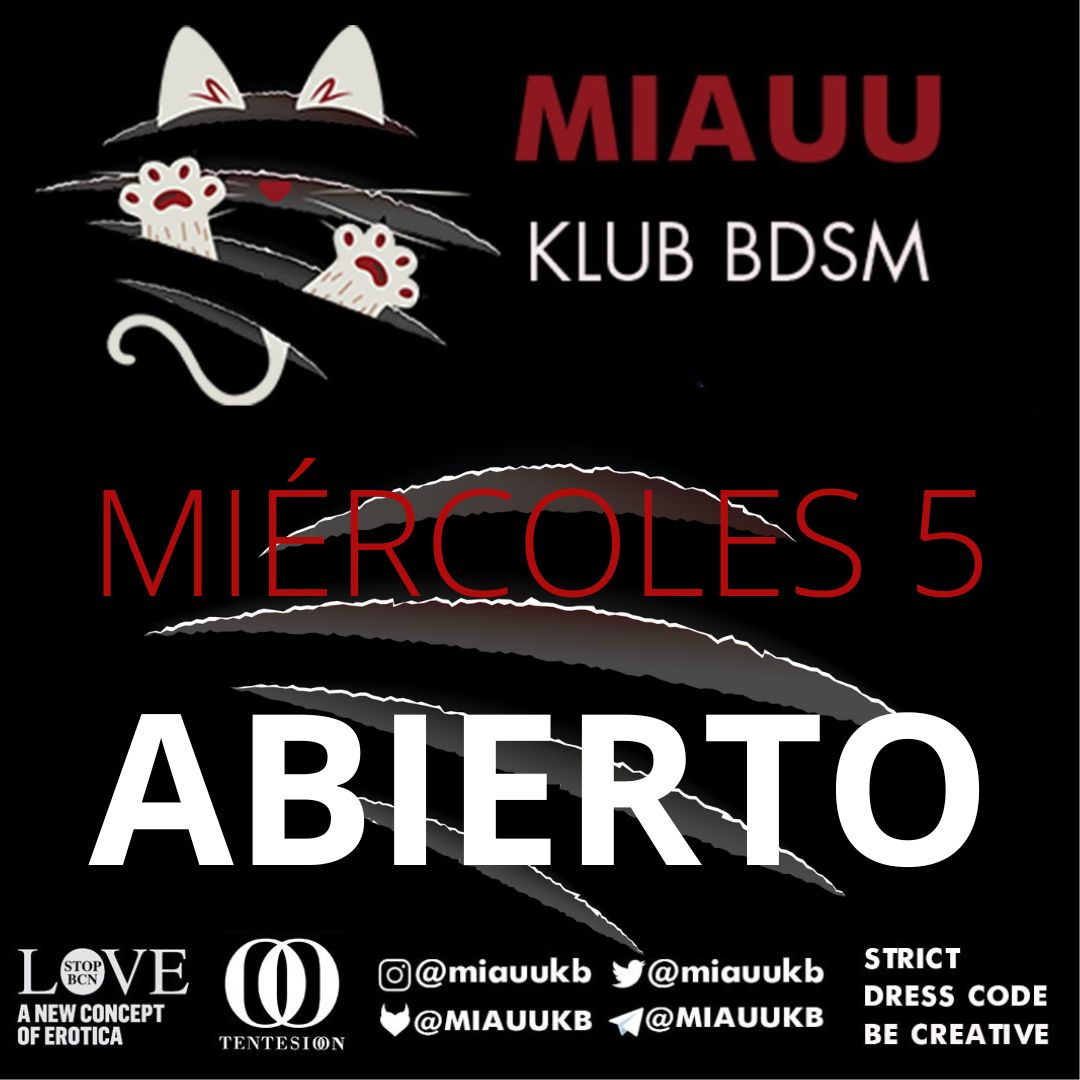 LOS MIÉRCOLES TAMBIEN MAULLAMOS

Miércoles 5 
DE 19:00 -22:00 H
ENTRADA LIBRE 

<a href="/LoveStopOficial/">lovestopbcn</a>
<a href="/Tentesion/">Tentesion</a>