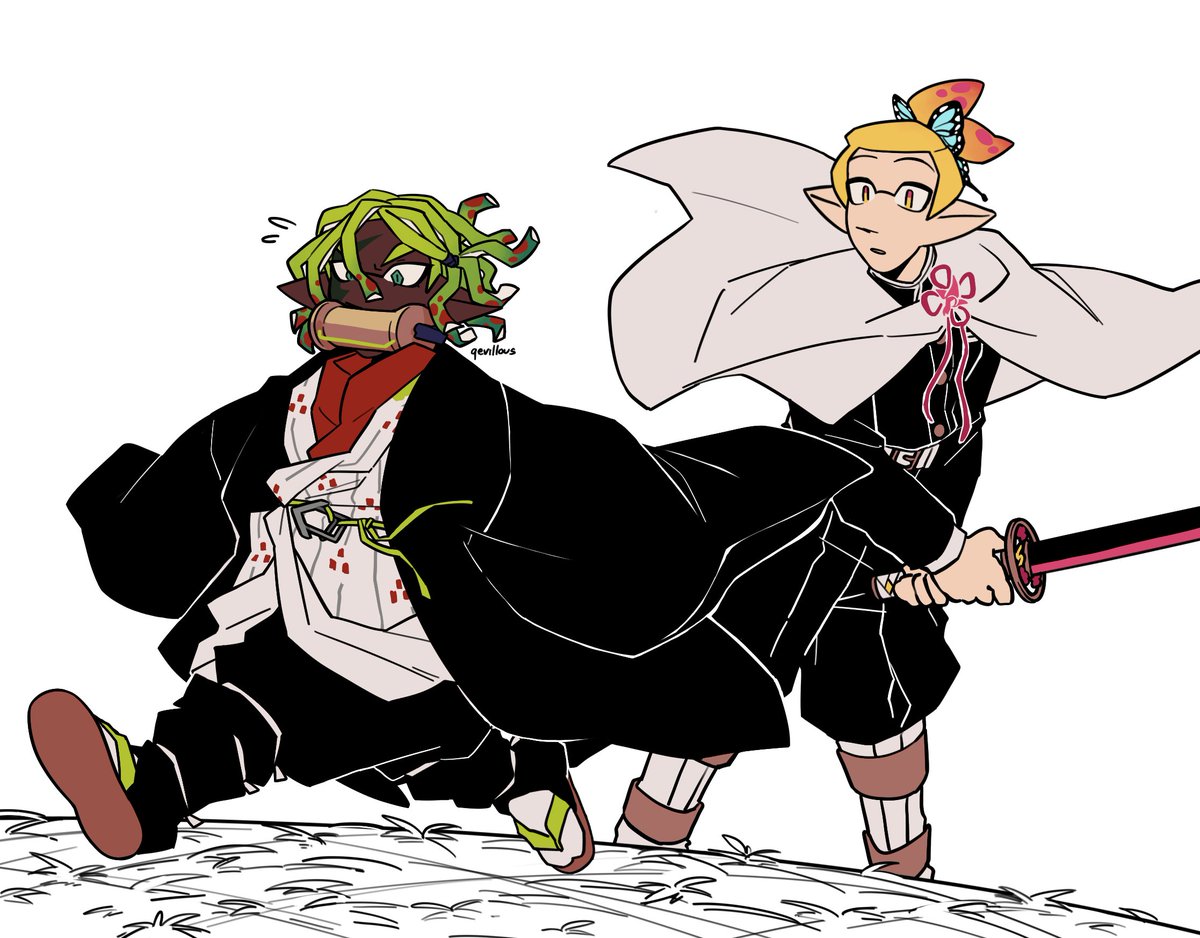 qevillous's tweet photo. i dont feel liek coloring the bg tee hee #coroika #kny #rider #laceless https://t.co/wZcOnmfrPG