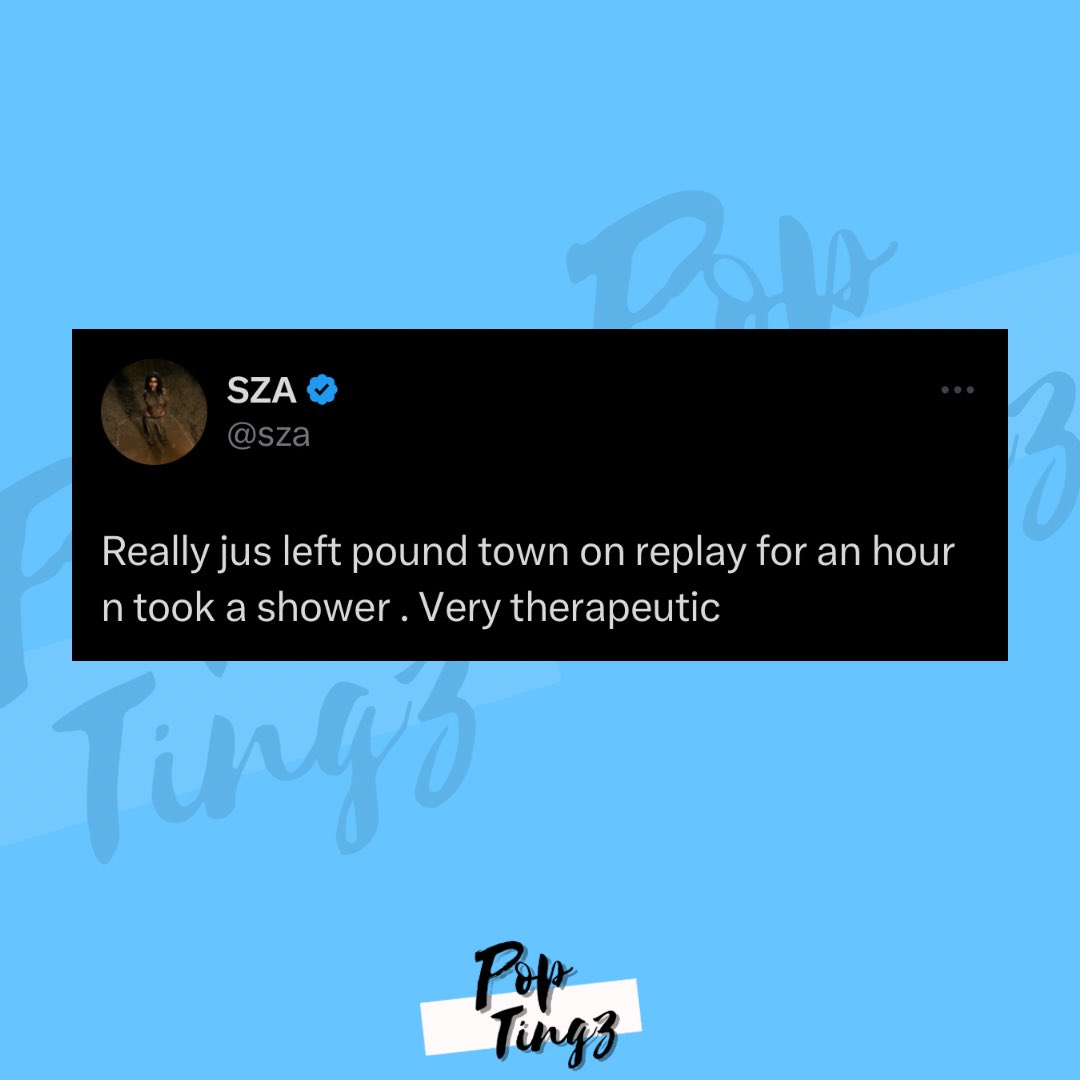 PopTingz's tweet photo. SZA reveals she has been listening to “Pound Town 2” by Sexyy Red, Nicki Minaj &amp; Tay Keith on repeat. https://t.co/KmVURYn1PX