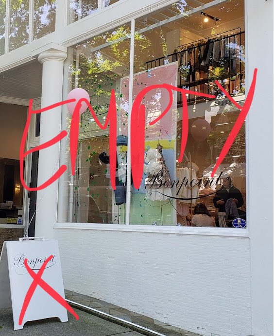 juliamarblefaun's tweet image. Another 2 gone in S Granville. 
Will not miss those red awnings (and with that paint colour?? 🤢)
#VanRE #Retail #CommercialRE