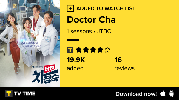 michael_b2021's tweet photo. I've just started following Doctor Cha https://t.co/GenTRdlGue #tvtime https://t.co/nv6xhxd8rF