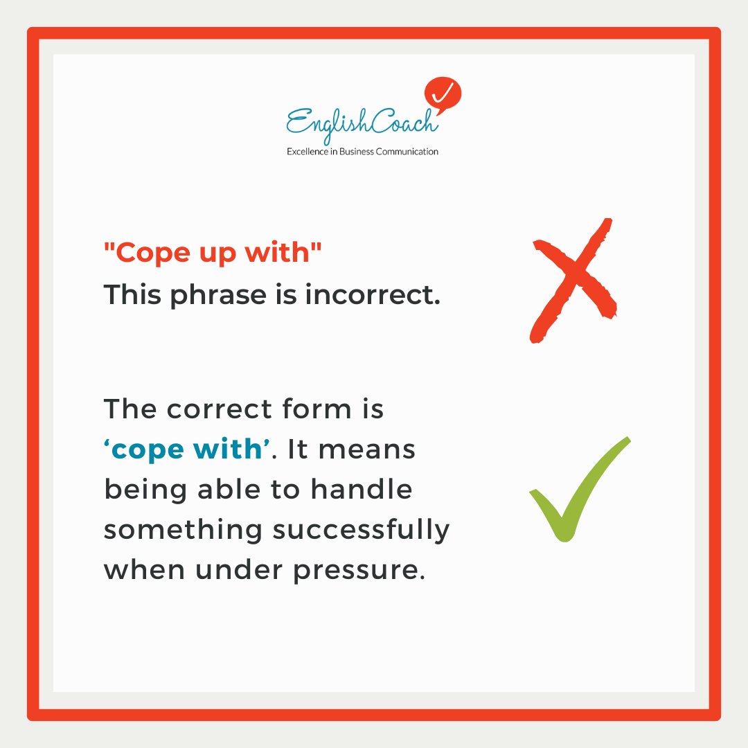 EnglishCoach_IN's tweet photo. Common mistakes when speaking or writing in English can reflect poorly on your communication skills. Follow our tips to avoid some common mistakes that occur in professional settings and stand out in the crowd.
#mistakestoavoid #englishforbusiness #languagetips #englishcoach https://t.co/MmBxS42Ejm