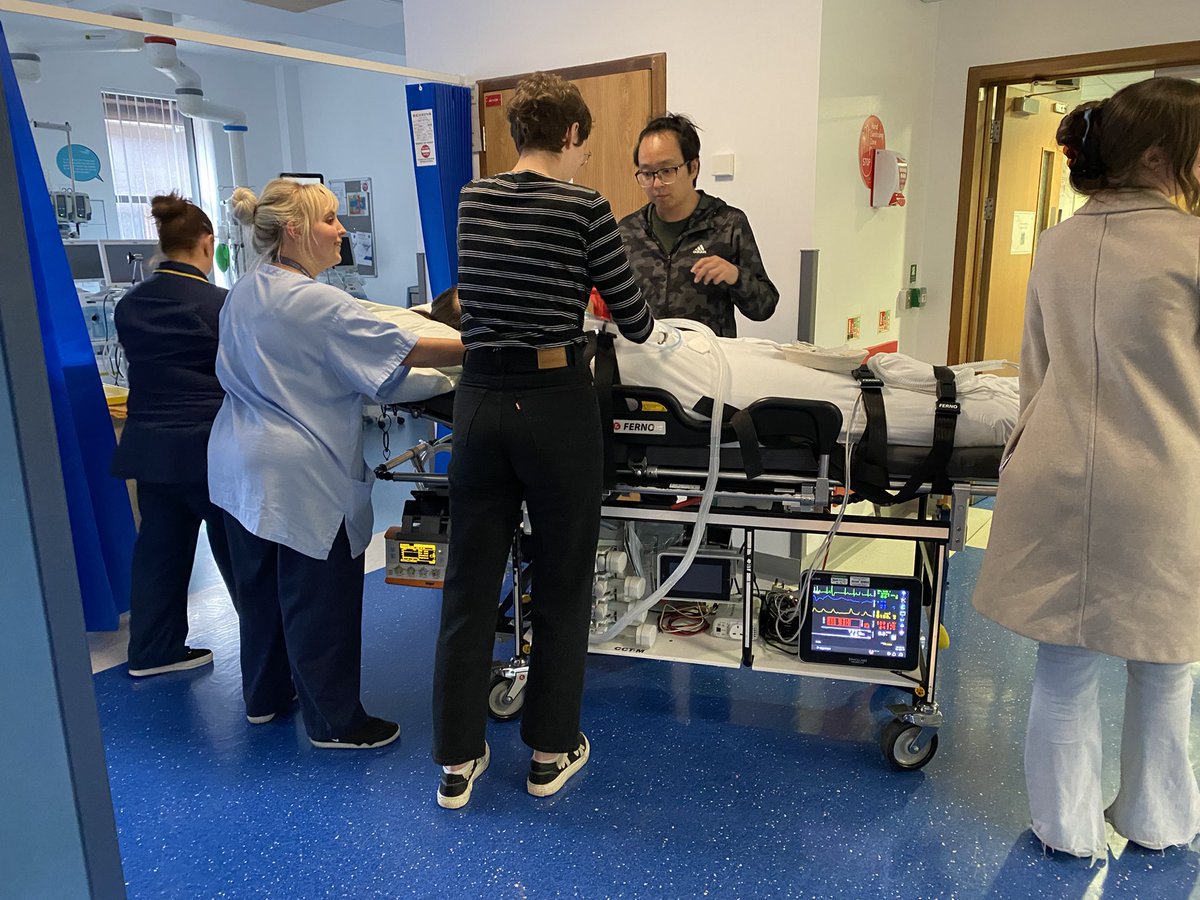 Obidoc's tweet photo. More #criticalcaretransferttaining last week @WHHCriticalCare with #BATT course @ATACCGroup including #mummywrap #patientpackaging pluses and minuses of #Fernostretcher #incidentmanagement #reserves https://t.co/6qpzNyEVRo