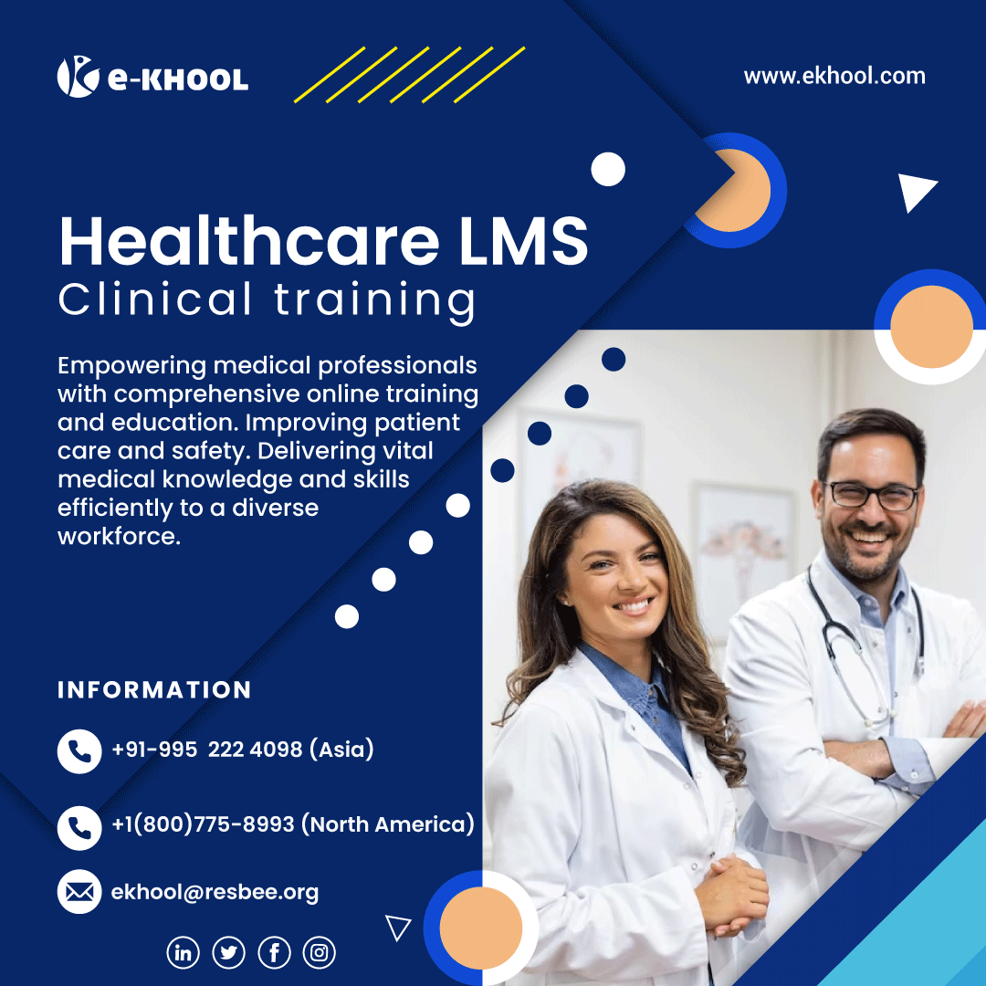EkhoolLMS's tweet photo. Your clinical training & learning are made easier, faster, & more organized manner With #ekhool Healthcare LMS.
Get a medical learning platform free trial: https://t.co/S730Zl7SZ1
#training #healthcare #learning #medical #doctors #lms #Jailer #GuruPurnima #LegitDabarkads https://t.co/PdHJUqxhLv