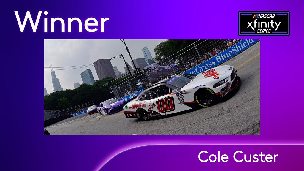 Today's NASCAR Chicago Xfinity Series race will not resume due to weather.

Cole Custer has been declared the winner, his 2nd win of 2023. 
@XfinityRacing @ColeCuster @StewartHaasRcng @NASCARChicago #NASCARChicago  #XfinitySeries https://t.co/iTjwOfPkSM