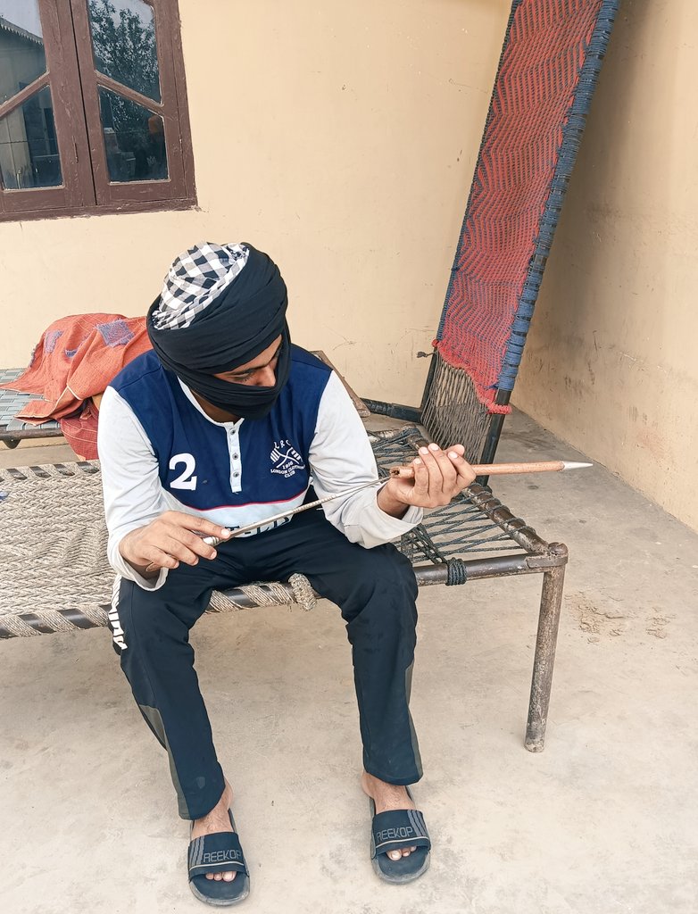BTFKhalistan's tweet photo. ਛਤ੍ਰੀ ਕੋ ਪੂਤ ਹੌ ਬਾਮਨ ਕੋ ਨਹਿ ⚔️ https://t.co/F3tZ3I1XhN