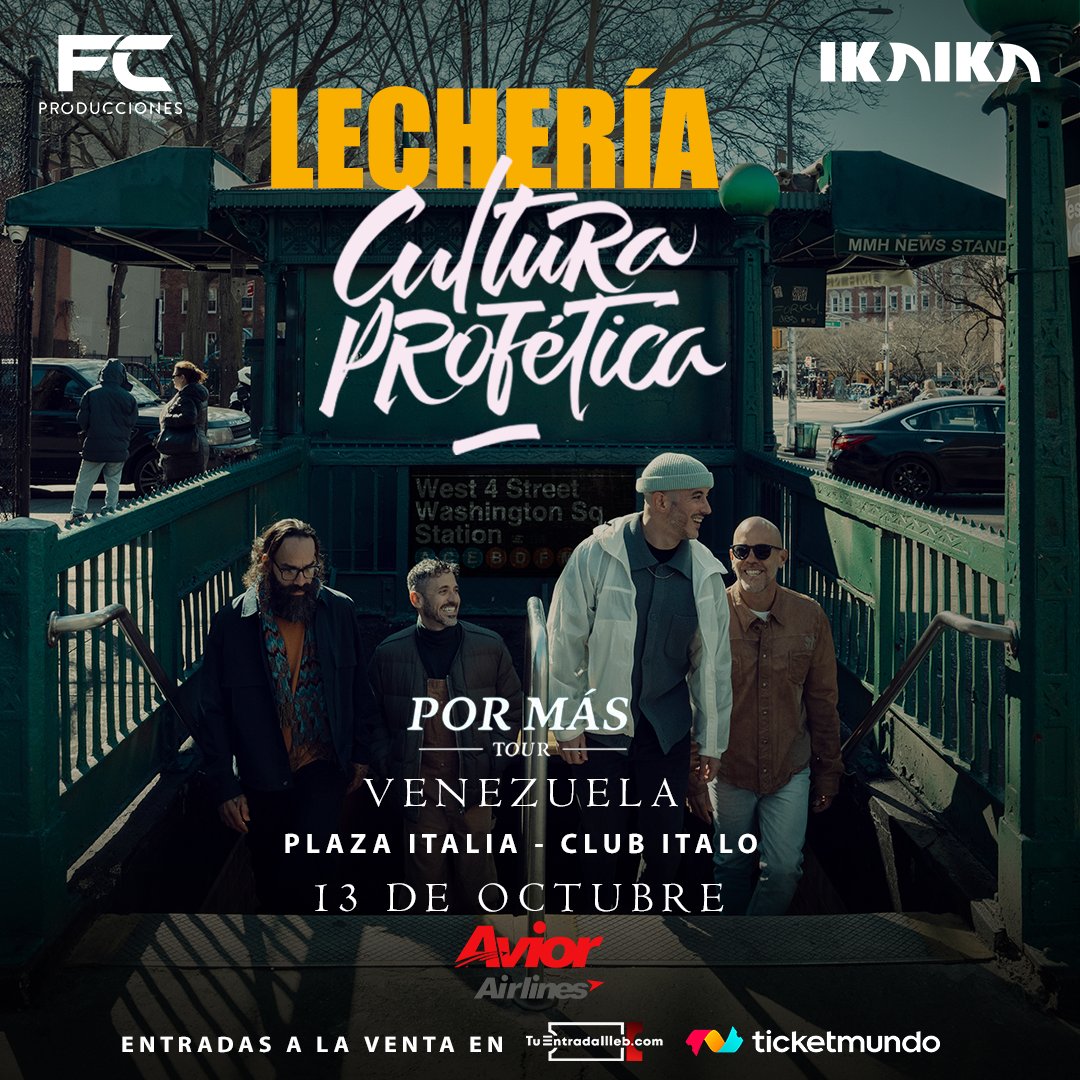 IkaikaShow's tweet photo. Directo de puerto Rico los grandes del reggae @culturaprofetic aterrizan en nuestro país para darnos 2 increíbles show
13 oct - lecheria
14 oct - caracas
Entradas ya a la venta por https://t.co/ZGpWd3NLlX 

#reggae #cultura #Venezuela #concierto https://t.co/KgLG8zVeMa