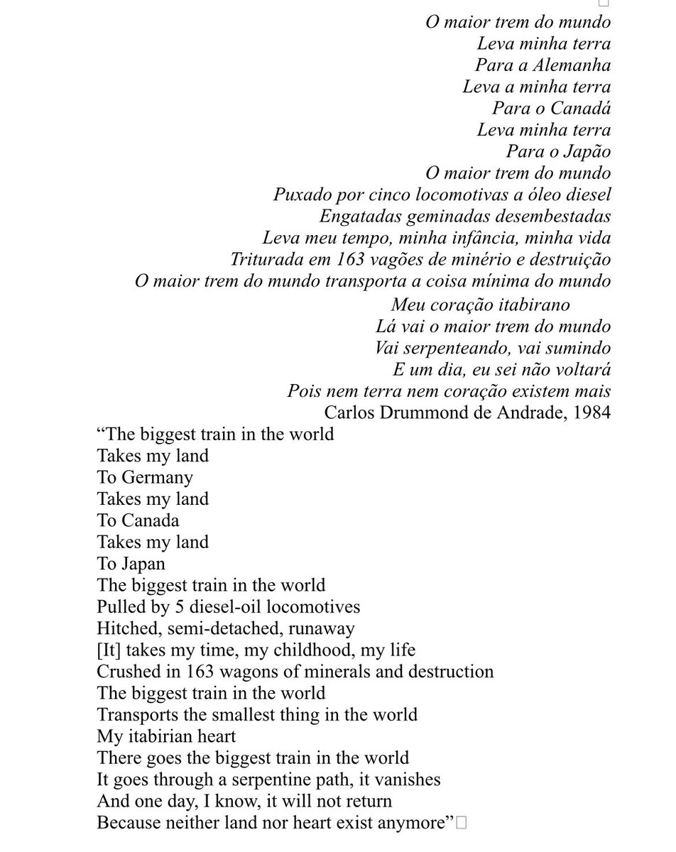 Reading such a powerhouse dissertation at the moment.

Its pitch-perfect. Meticulously researched, it weaves in activism, stories, theory and empathy.

@Leila_FAS its been an honor, seeing through your eyes, the Afro-Brazilian agency in the extractive Carajas corridor. #Brazil