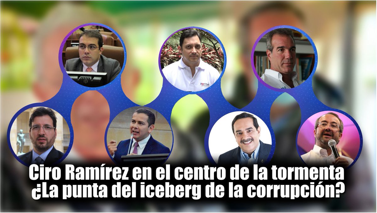 🛑Ciro Ramírez en el centro de la tormenta y 5 congresistas más ¿La punta del iceberg en corrupción?👇 #CiroRamírez  #MarioCastaño #EugenioGarcíaYaquiel #CentroDemocrático #PartidoDeLaU #PartidoConservador #CambioRadical #90SegundosNoticias
youtu.be/LDnTrEPhX0k