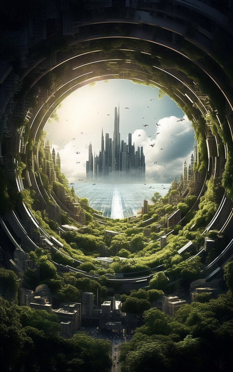 future worlds in other dimensions #ai #midjourney