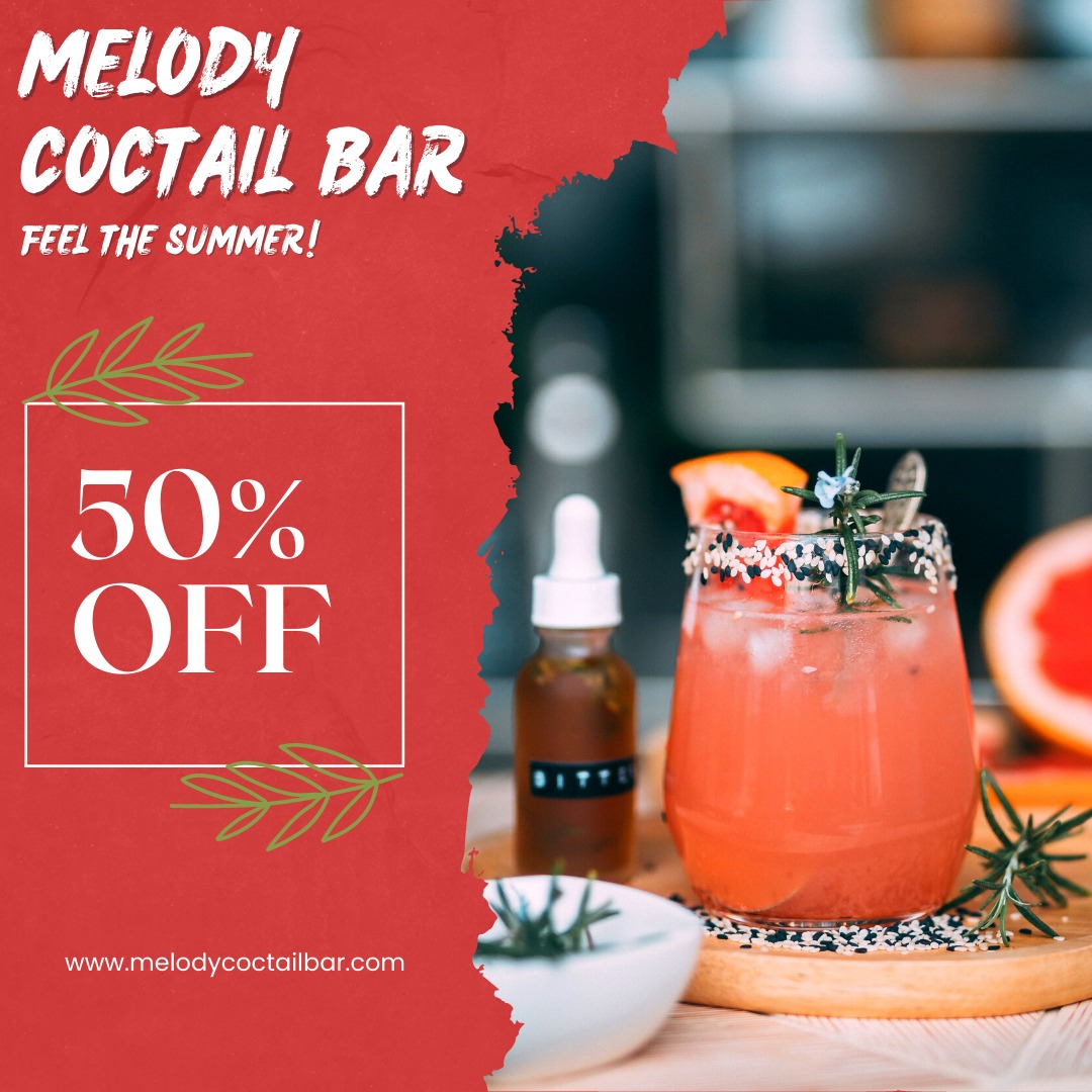 ArunChikkala1's tweet image. 50% off is running in the Melody coctail bar , so come taste our melodu coctails #melodycoctailbar #coctails #tastemelody #twitter #famous
